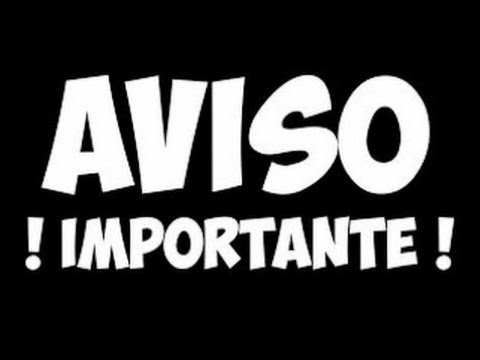 Aviso Importante